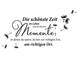 Wandtattoo Die Schönste Zeit