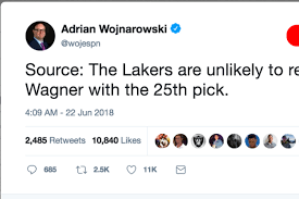 Searching for 2018 nba draft picks and results without all that annoying analysis? Adrian Wojnarowski S Night Of Nba Draft Loophole Tweets Was Magical Sbnation Com