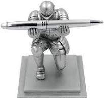 Portalápices De Caballero Medieval - Resina, 15cm, Funciona Como Abrecartas  Y Decoración