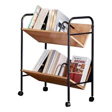 Maybe you would like to learn more about one of these? Wooden Book Cart With Lockable Mobile Wheels V Shaped Shelves Library Book Trolley Light Bookcase Home Furniture Duty Metal Iron Buy Mobile Metal Steel Book Cart School Library Furniture Kitchen Trolley Cart