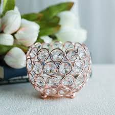 Use candle holders in place of traditional centerpieces and wow your guests! Rose Gold 4 Tall Tealight Votive Crystal Beaded Round Candle Holder Candle Holders Wedding Candle Holders Wedding Centerpieces Tall Crystal Candle Holders