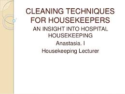 hospital housekeeping