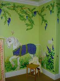 Secret Garden Mural For Little Girl S Bedroom Garden Wall Art Bedroom Themes Girly Bedroom