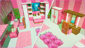 Minecraft bedroom ideas are today very popular. Cute Pink Girl Room Minecraft Simple Interior Tutorial Youtube