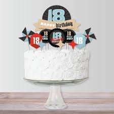 Pharmacy cake nursing graduation cakes medical cake doctor cake present cake 18th birthday cake birthday wishes for myself novelty cakes occasion cakes. Cake Toppers Happy Birthday Cake Topper Set Eighteenth Birthday Party Cake Decorating Kit Big Dot Of Happiness Boy 18th Birthday 11 Pieces Toys Games