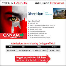 Study In Canada Sheridan College Meet College Delegate For Spot Admissions Assessment Stu Lakehead University Admissions Interview University Of Waterloo