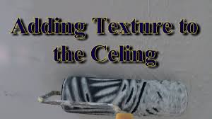 It resembles the look of a tree's bark with a rough surface. First Time Texturing A Ceiling Using A Kraft Tool Dw181 Decorative Texture Roller Youtube