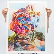 Poseidon Lefkos By Pichiavo Print With Uv Layer Signed And Numbered 75 Coa Ebay Signed Art Prints Art Painting