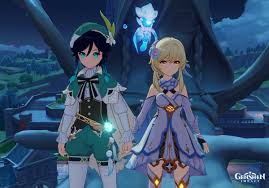 Genshin impact, anime girls, hutao(genshin impact), ghost. Markarians Creatures On Twitter Have Some Venlumi Here I Did These Screenshot With A Friend It Is Our Favorite Ship Genshinimpact Venti Lumine Ventixlumine Https T Co 5dqaogwb0a