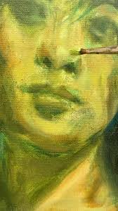 Portrait of Kaela with pitcher plants, Oil