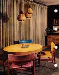 Colorful Dining Table 1956 Retro Dining Rooms 1950s Dining Room 1950s Decor