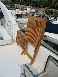 Marine teak furniture resists warping, rotting, termites, and other insects. Standard Boat Chair Atlantic Atl001 Valdenassi With Armrests Folding Teak