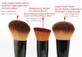 professional makeup brushes set 3ps