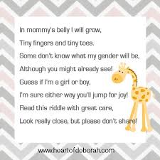 Adorable Baby Gender Reveal Riddle Use For Gender Reveal Announcement Gender Reveal Announcement Baby Gender Reveal Girl Gender Reveal