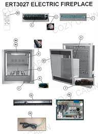 For the most part, electric fireplaces come in either 750 watt or 1500 watt power ranges (resulting in 2,500 to 5,000 btu). Lennox Electric Fireplace Ert3027 Ert3027 The Cozy Cabin Lennox Hearth Parts Store