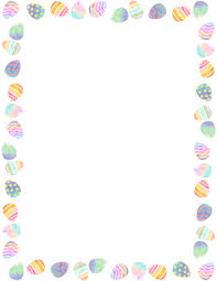 Simply download pdf file with easter mazes printable free these no prep, easter maze free printable are in black and white to save parents, teachers and homeschoolers on printing cost. Printable Landscape Watercolor Easter Egg Page Border