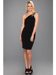 Calvin Klein Beaded One Shoulder Jersey Dress Dresses Clothing Staples Clothes For Women