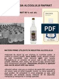Rezultatele căutării pentru vand alcool alimentar dublu rafinat 96 grade printre anunțurile din întreaga țară. Tehnologia Alcoolului Rafinat