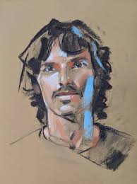 SS Unterscharführer, Paul Klose 1943. This is a Foxwood Figures 1/10th  scale bust sculpted by Laurent Borget and painted by Michael Schneider. My  thanks to Michael for such excellent painting and for