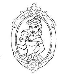 Disney Prinses Belle Kleurplaat Prinses Belle Prinses Kleurplaatjes Prinses Tekeningen