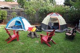 Camping Birthday Party With Fishing Smores Etc Fun Camping Birthday Party Camping Birthday Kids Party