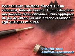 Les trucs dossiers trucs maison coup de pouce. Comment Nettoyer Une Tache D Encre Facilement