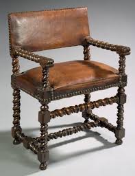 Chaise de style louis xiii en bois clair reposant sur un piétement réuni par une entretoise en h hauteur: Chaise A Bras A Tetes De Lions Bois De Noyer H 89 Cm L 58 Cm P 49 Cm France Languedoc Debut Du Xviieme Baroque Furniture Carved Chairs Antique Chairs