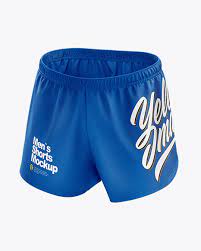 Download Men S Split Shorts Mockup Half Side View In Apparel Mockups On Yellow Images Object Mockups