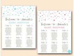 In some countries, a baby shower is a way to celebrate the pending or recent birth of a child by presenting gifts to the mother at a party, whereas other cultures host a baby shower to celebrate the. Table Seating Chart Baby Shower Bancar