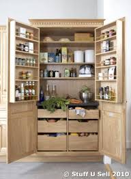 nfc oak kitchen larder storage cabinet