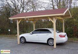 Carport Bois Toit 2 Pentes Bardeaux Bitumes 5 X 3 5 M Carport Bois Ports De Voiture Toit