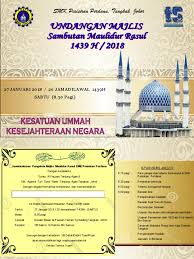 Maulidurrasul saw i al khidmah batam. Jemputan Maulidur