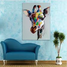 20% off with code zazzlegift20. Abstract Giraffe Acrylic Painting