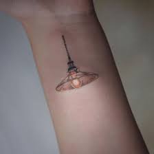 A Hanging Lamp By Saegeem Small Tattoos Tattoos Tiny Tattoos