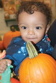 Swimming with the pumpkins