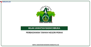 Bagi anda yang berkelayakan dipelawa untuk mengisi kekosongan jawatan kosong spa negeri perak. Jawatan Kosong Terkini Perbadanan Taman Negeri Perak Kerja Kosong Kerajaan Swasta