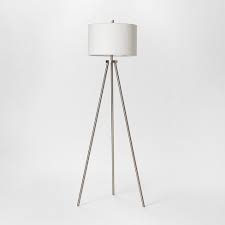Its elegant and clean lines will create a sense of peaceful minimalism while still adding a stylish personality to any room. Ellis Collection Tripod Floor Lamp Nickel Project 62 Target