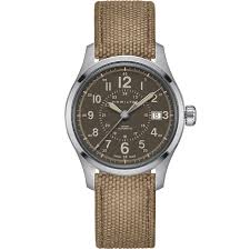 The hamilton khaki field h69419363 features a hand winding hacking movement which means that the watch can only function by manually winding the crown. Khaki Field Automatic Watch Brown Dial H70305993 Hamilton Watch
