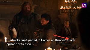 Something did not belong in sunday's episode of game of thrones. Got S8 E4 Game Of Thrones Starbucks Cup A Mistake Says Hbo Video Dailymotion