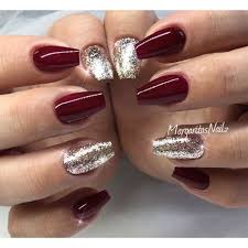 New Nails Glitter Ombre Christmas 29 Ideas Red And Gold Nails Dark Red Nails Red Nails 47 christmas nails and holiday nail designs you'll actually want to wear.