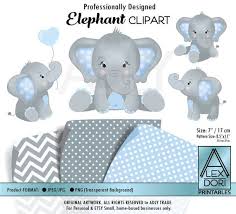 Gray Elephant Clipart Baby Blue And Grey Peanut Clip Art Png Etsy Elephant Clip Art Polka Dot Background Clip Art