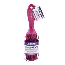 Conair is a brand which we mainly know for heating tools like straightening iron, hair dryer, curling iron etc., but today, i have got a hair brush from the same brand, for you. Conair Color Vibes Everyday Stylers Satin Metallic Finish Hair Brush 1 Each Instacart