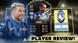 In the game fifa 21 his overall rating is 88. What A Card 87 Inform If Gomez Review Alejandro Gomez Fifa 21 Youtube