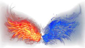 Freetoedit Fuego Agua Alas Png Tumblr Sticker Calcomania Remixit Logo Del Juego Alas Png Tumblr