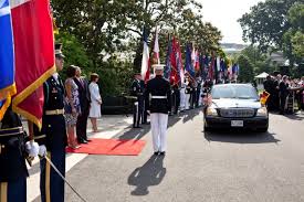 President donald trump gave german chancellor angela merkel a tour of the white house that included a sneak peek at his bedroom, according to the u.s. Chancellor Angela Merkel Of Germany Official Visit The White House