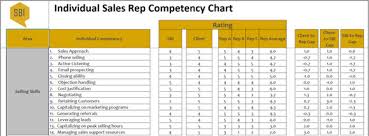 Individual Sales Rep Competency Chart Template Sbi Download