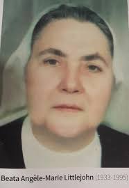 Il-Beata Angela marie littlejohn (1933-1995), missiera kien mgħammed f'Ħal  Għargħur. Nitolbuha biex bl-interċessjoni tagħha jsir xi miraklu biex hekk  jkollna mudell ieħor ta' mara qaddisa riċenti fuq xiex nimxu.