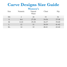 Carve Designs Catalina Top Precise Carve Designs Size Chart