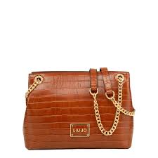 Achetez avec livraison express et retour facile. Sac Porte Epaule Liu Jo Effet Croco Verni Nf0092 E0538 Couleur Marron