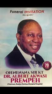 Funeral of Dr Albert Prempeh